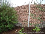 Steinzaun Sichtschutz Windschutz Garten Grundstücksgrenze