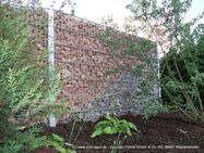 Steinzaun Steinkorb Sichtschutz Windschutz Garten